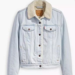 Women’s Levi’s Sherpa Original Trucker Jacket Sz M